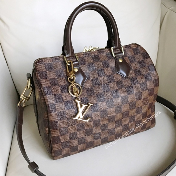 Louis Vuitton Handbags - LOUIS VUITTON Damier Ebene Speedy 25 Bandouliere